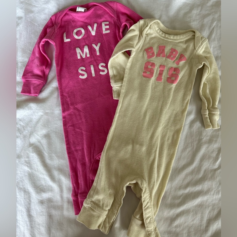 Baby Sis Long Sleeve Bodysuit Bundle